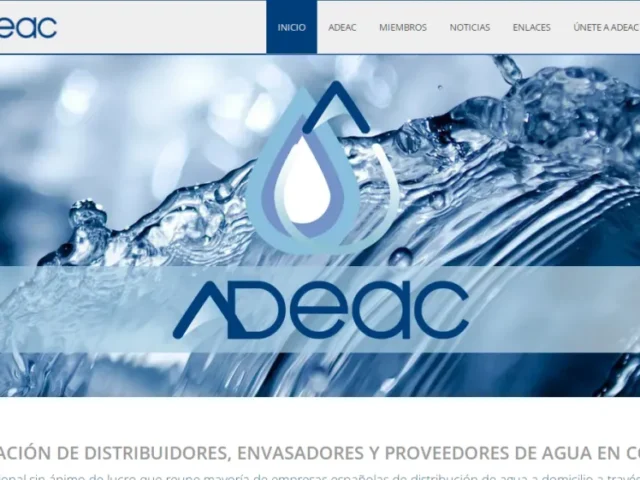 Página web de ADEAC — diseño web de aColor