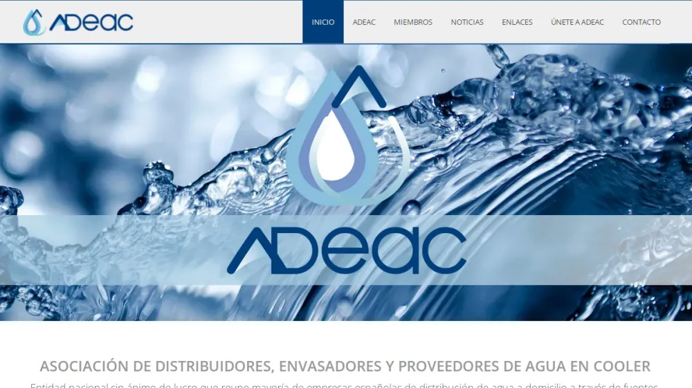 Página web de ADEAC — diseño web de aColor