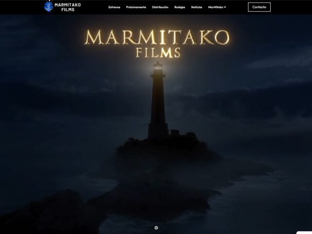 Página web de Marmitako Films — diseño web de aColor