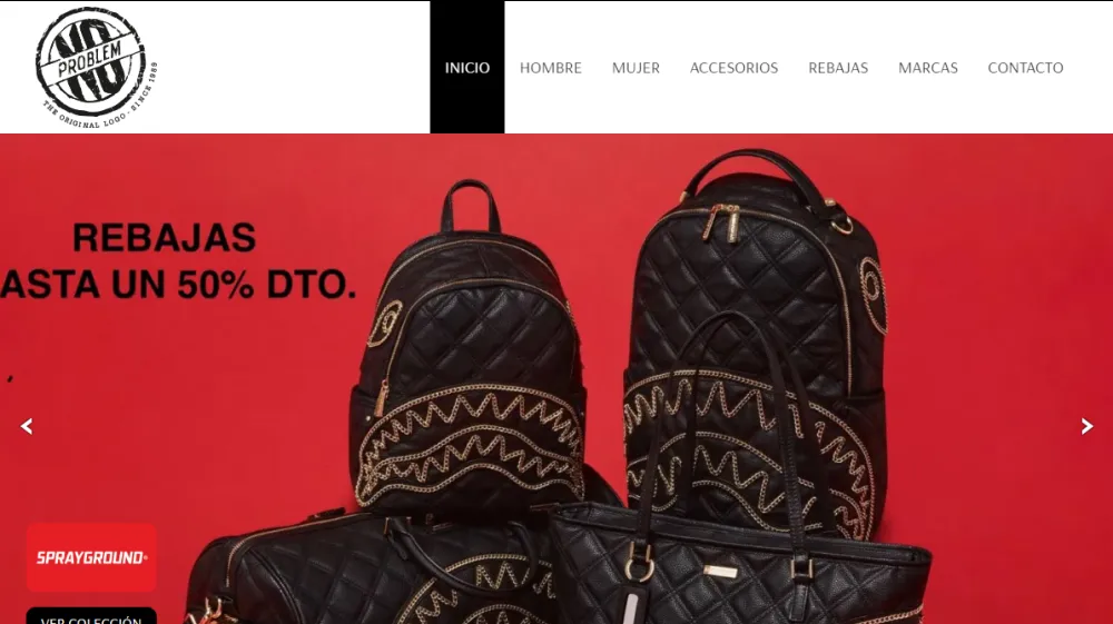 Página web de No Problem BCN — diseño web de aColor