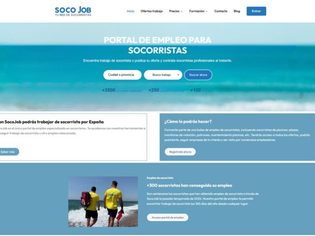SocoJob · portal de empleo — desarrollo de software de aColor