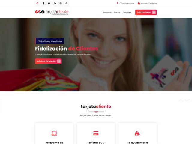 Tarjeta Cliente — desarrollo de software de aColor